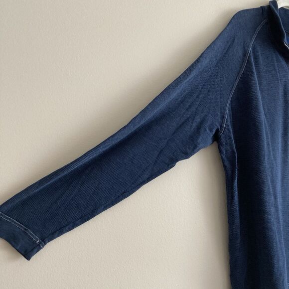 Tommy Bahama Mens Size XL Blue 1/4 Zip Cotton Knit Pullover Sweater Longsleeve - Picture 3 of 8